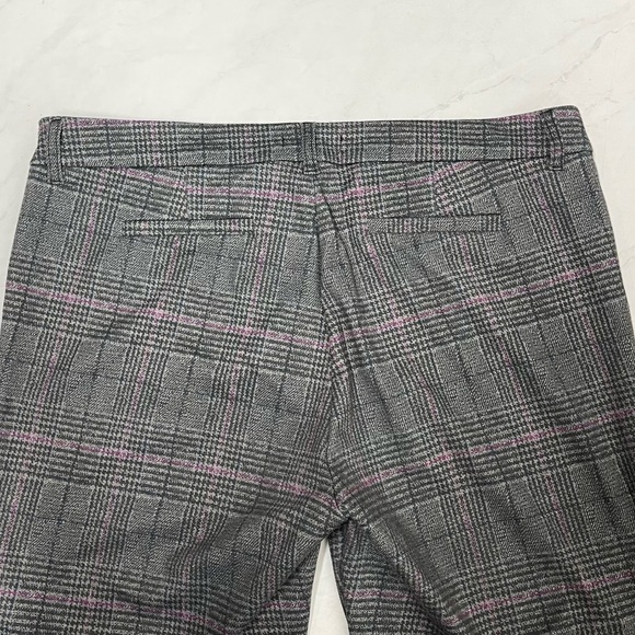 KUT From The Kloth Gray Purple Plaid Pants Size 16 - Picture 4 of 7